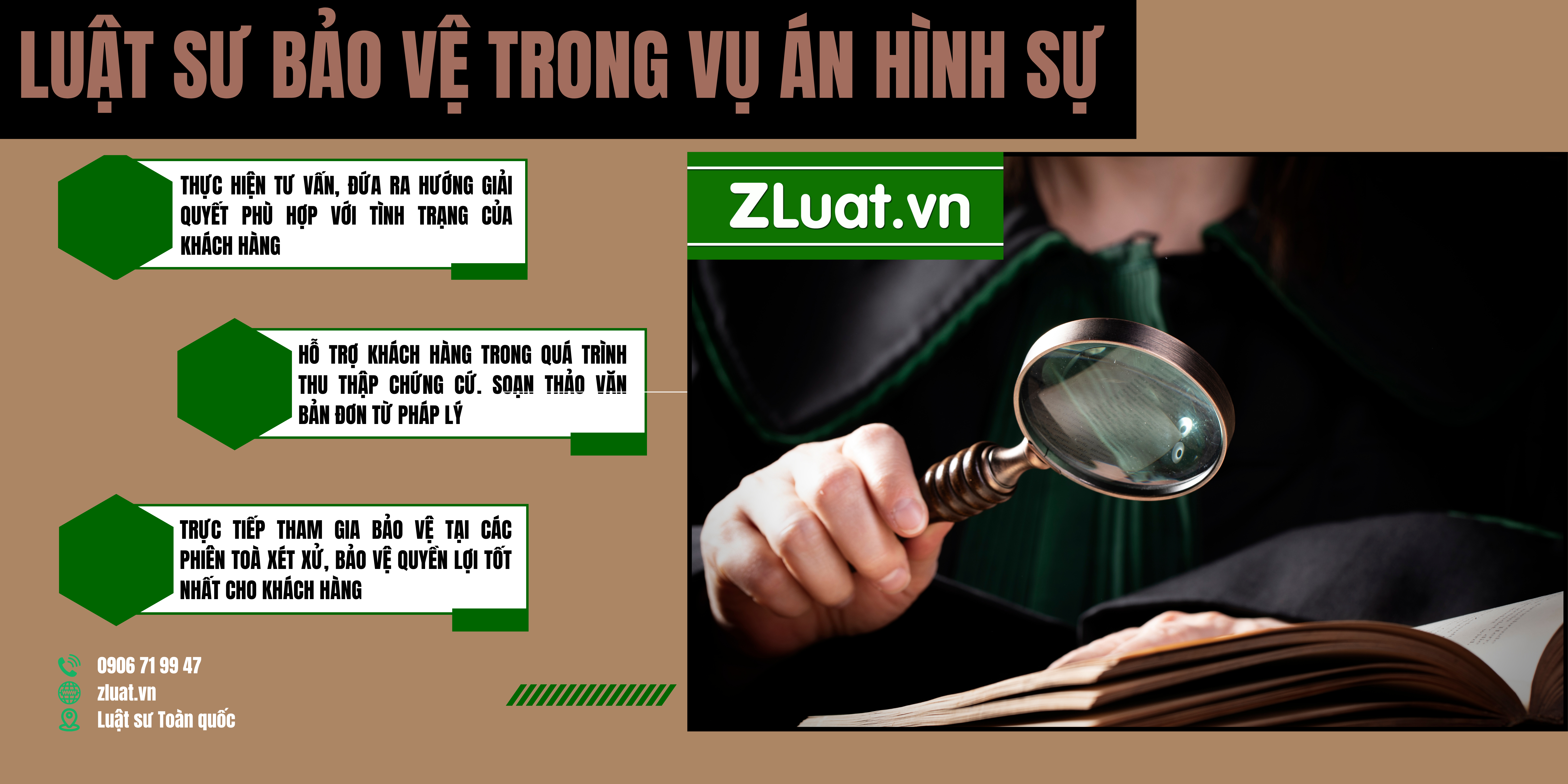Dịch vụ trọn gói Luật sư giải quyết và hỗ trợ thủ tục trong quá trình tố tụng hình sự ở khu vực phường Diên Hồng, Thành phố Hồ Chí Minh phường Diên Hồng, Thành phố Hồ Chí Minh - Ảnh 1